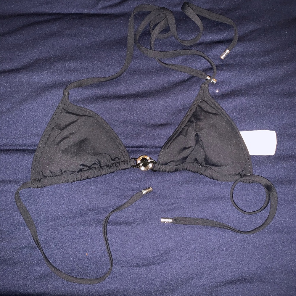 Michael Kors black bikini top only
